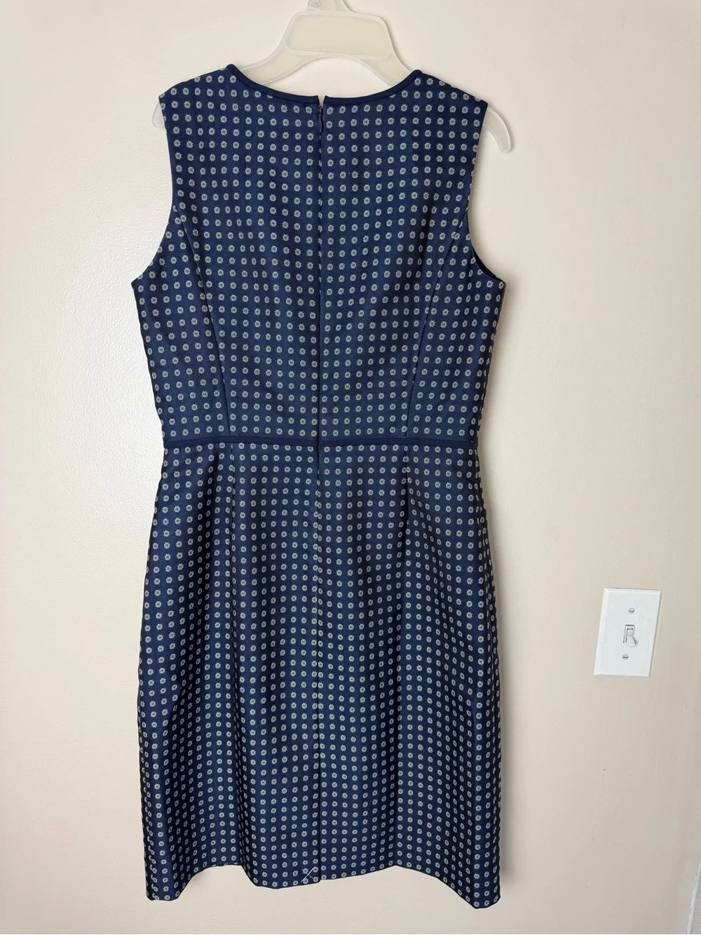 J.Crew Navy Capsule Wardrobe Sheath Dress Sleeveless Career Office Size 4 NWT